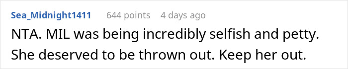 Woman Asks If She’s Wrong For Saying Her MIL Is Dead To Her After She Ruined Plans Made Pre-Labor