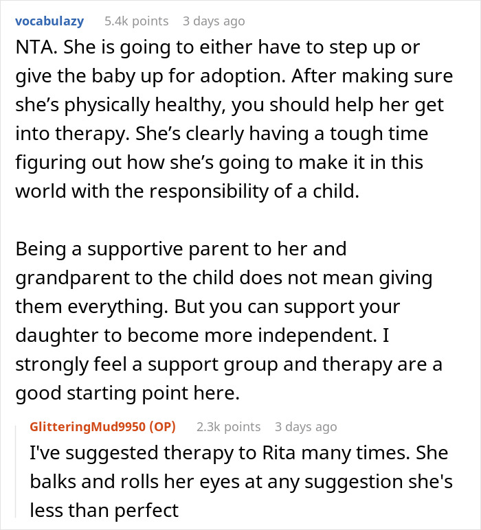 Woman Wants Her Pregnant Daughter To Start Being An Adult, She Bursts Into A Tantrum