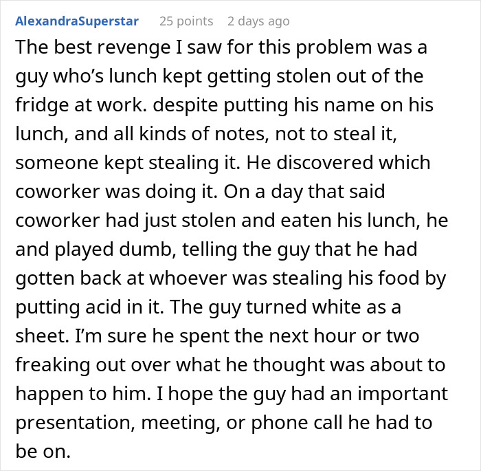 Guy Refuses To Stop Stealing Roommate's Food, Loses It When They Start 'Experimenting' With It