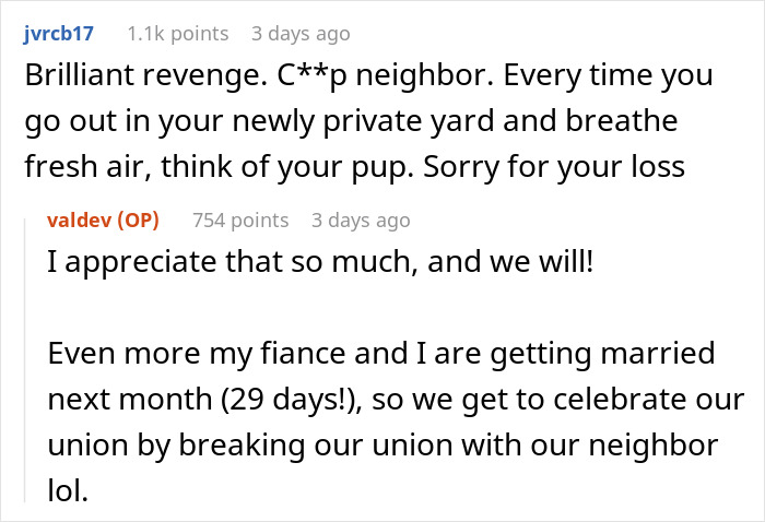 Person Makes Sure Neighbors Never Get To Enjoy Their Yard After They Ruin Dog’s Last Day Outside