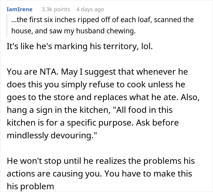 “Saw My Husband Chewing”: Wife Is Done With Man’s Non-Stop Ruining Of Ingredients