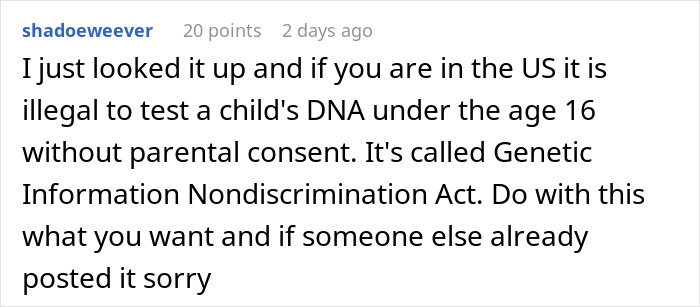 In-Laws Do DNA Tests To Make Sure Their Grandkids Are Really Theirs, The Kids' Mom Is Crushed