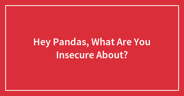 Hey Pandas, What Are You Insecure About?