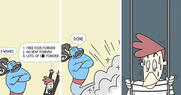 22 Funny Comics With Unexpected, Sometimes Dark Endings By SpaceboyCantLOL (New Pics)