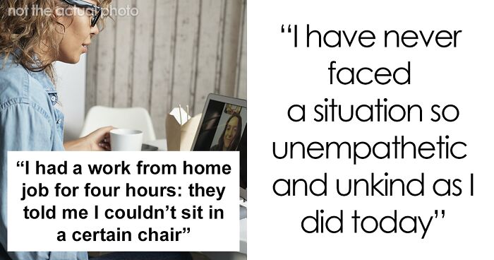 Disabled Employee Starts A Remote Job From Home, Gets Told They Can’t Sit In A Certain Chair