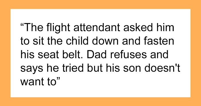 Flight Attendant Shuts Down Entitled Dad Who Wanted To Delay Landing For His Toddler