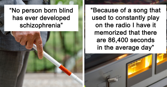 Someone Asked, “What Is A Weird Fact You Know For Some Reason?” And The Internet Delivered