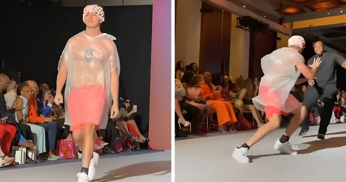 A YouTuber Gets Tackled After Crashing New York’s Fashion Week