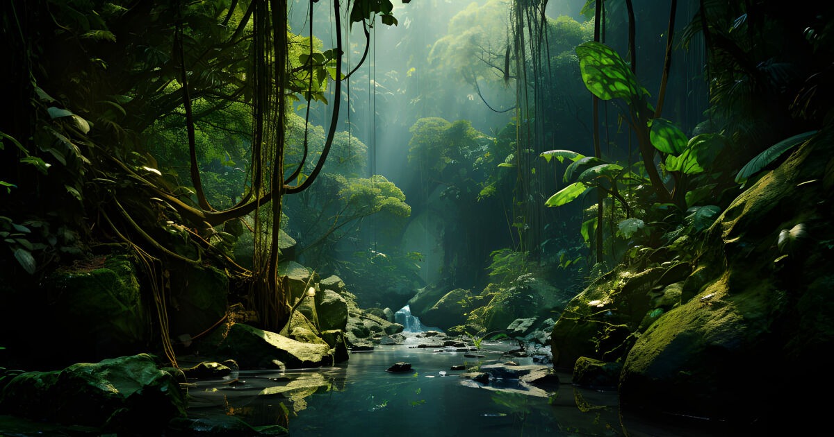 Images Of The Amazon Rainforest I Created Using AI | Bored Panda