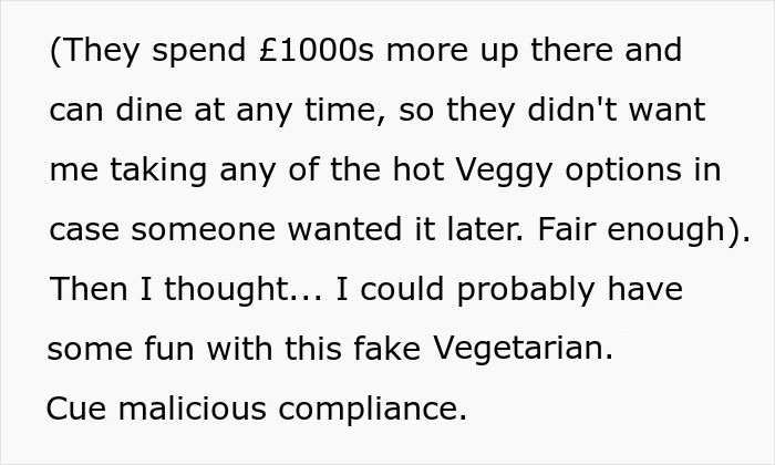 Flight attendant comes up with quick and smart solution for passenger  pretending to be vegetarian