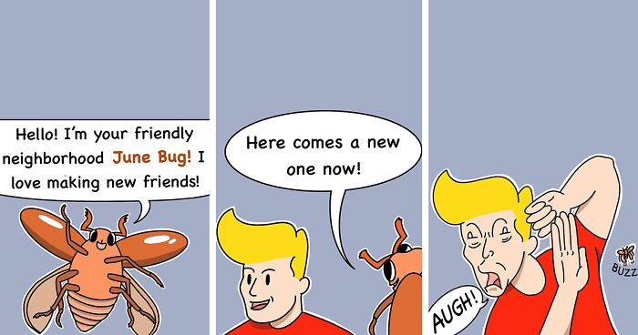 35 Silly Comics About Ridiculous Situations And Hilarious Punchlines By This Artist (New Pics)