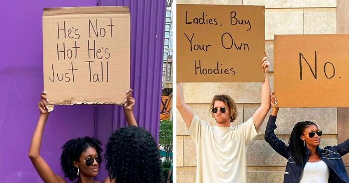 Woman Keeps Protesting Annoying Everyday Things With Funny Signs (134 Pics)