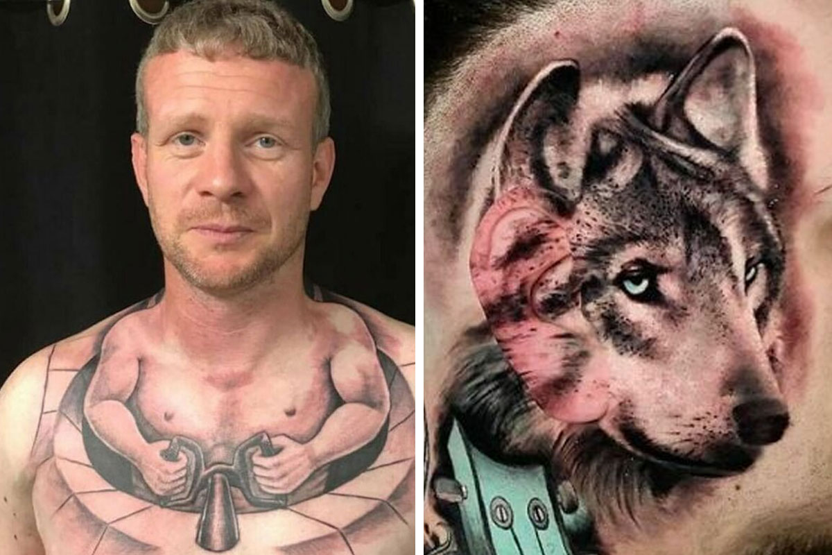 Tatt's embarrassing! Questionable body art proves why some people should be  kept away from the tattoo parlour | Daily Mail Online