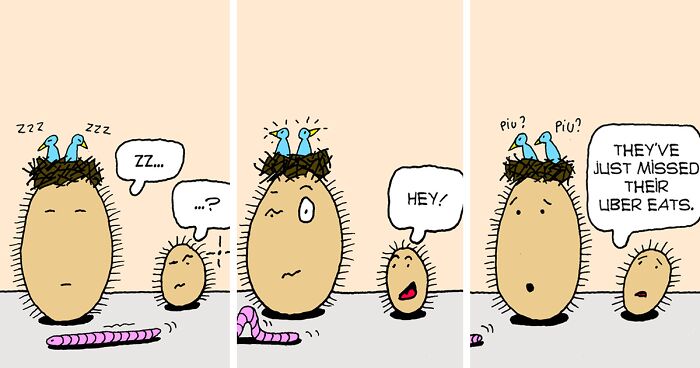 My Comic Series Tells Stories Of The “2 Hairy Potatoes”