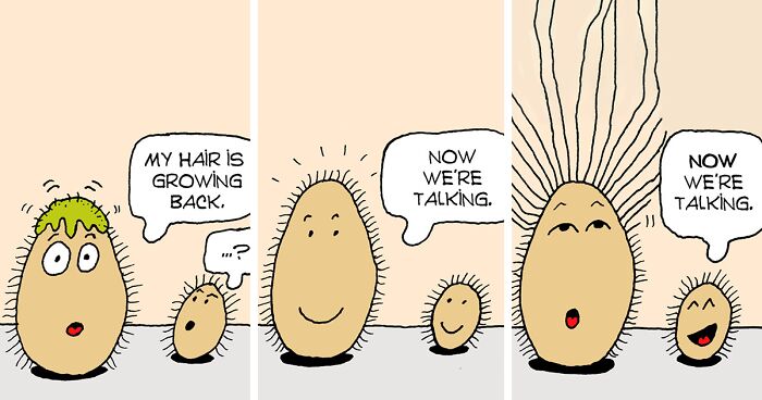 My Comic Series Tells Stories Of A Duo Of Lazy Hairy Potato Friends