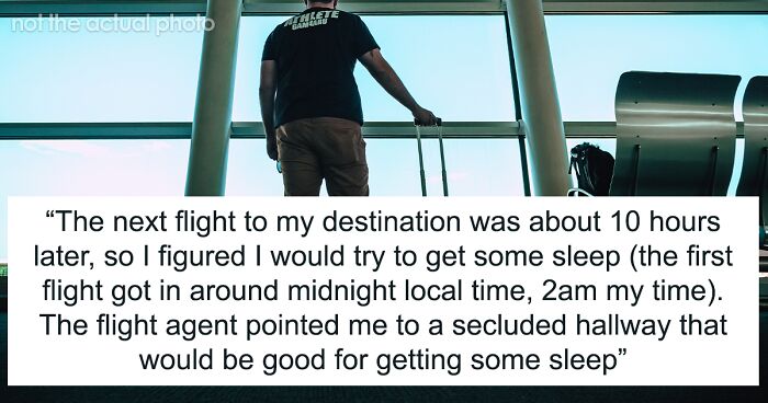 Person Vents Online About Getting Woken Up In The Airport While Trying To Snooze Between Flights