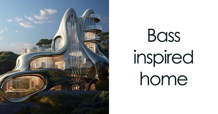 14 Homes That I Designed Inspired By The Characteristics Of Musical Instruments With The Help Of AI