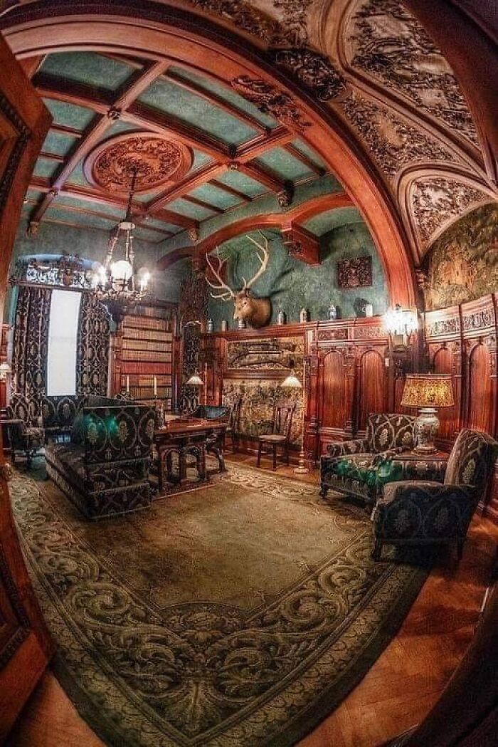 Sitting Room - Frederick Vanderbilt Mansion In Hyde Park, NY (Built In 1896)