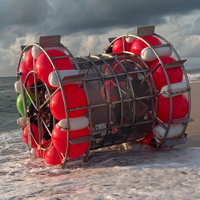 Florida Man Tries To Cross Atlantic In A Hamster Wheel, Faces Federal Charges