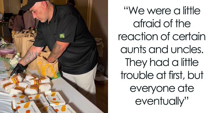 Couple Serves McDonald’s At Wedding, Guests Love It, But Internet Has Mixed Feelings