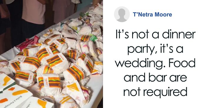 Couple Serves Wedding Guests McDonald's, Trolls Say They’re Cheap But Guests Loved It