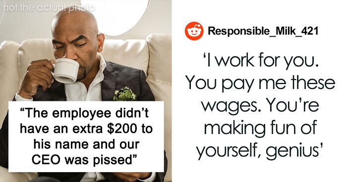 Millionaire CEO Makes Fun Of Employee Who Doesn't Have $200 To His Name, Gets Shamed Online