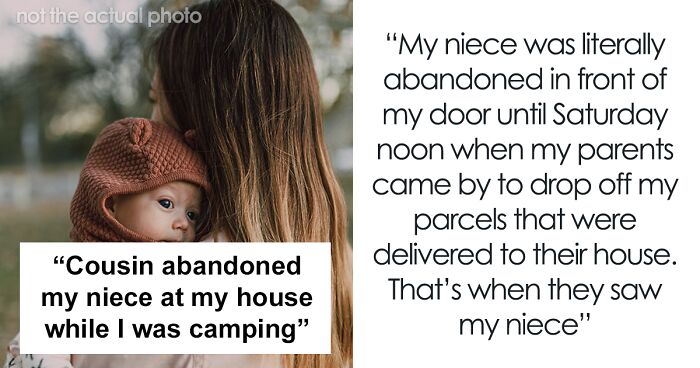 Woman Shocked Her Cousin Left Her Baby At Her Front Door Without Making Sure She Was Home