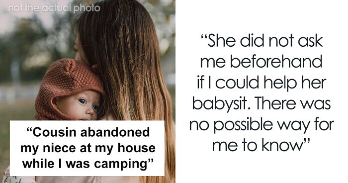 Person Learns Their Baby Niece Was Just Abandoned At Their Doorstep While They Were Camping