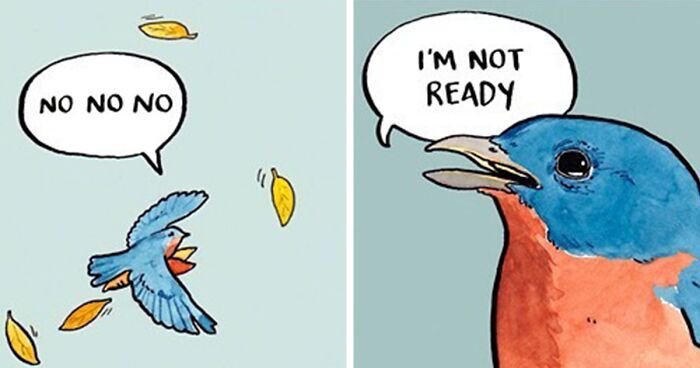 Artist Illustrates Existential Problems Through His Witty Wildlife Comics (45 New Pics)