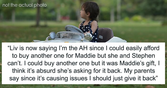 Woman Wants Expensive Birthday Gift Her Husband Gave Their Niece, The Mom Is Not Having It