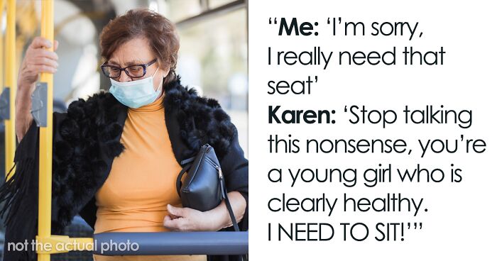 Karen Assumes Woman Is “Clearly Healthy,” Sits On Top Of Her When She Refuses To Move