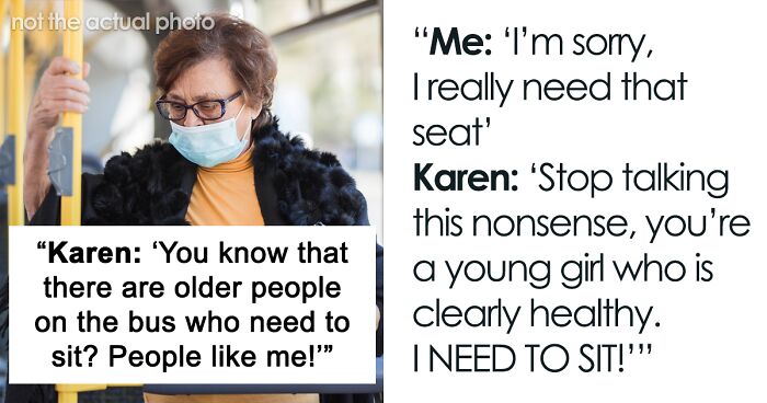 Woman Holds Back Tears After Entitled Karen Turns Her Into Her Personal Bus Seat