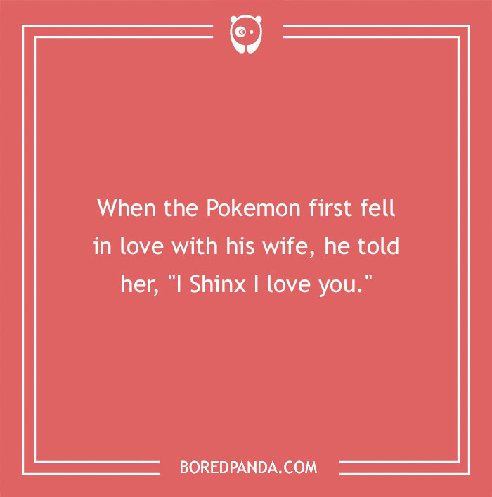 First, SomewhereElse on X: Pokemon puns got to love them :P