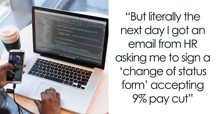 All Workers In The Office Get A 3% Raise, Apart From One With A 9% Cut, They Don't Accept Injustice