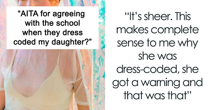 Parent Under Fire For Not Defending Daughter Who Got “Dress Coded” At School