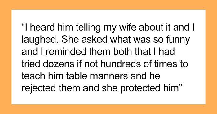 Guy Disregards Dad’s Advice On Table Manners, Regrets It During A Dinner With His GF’s Family