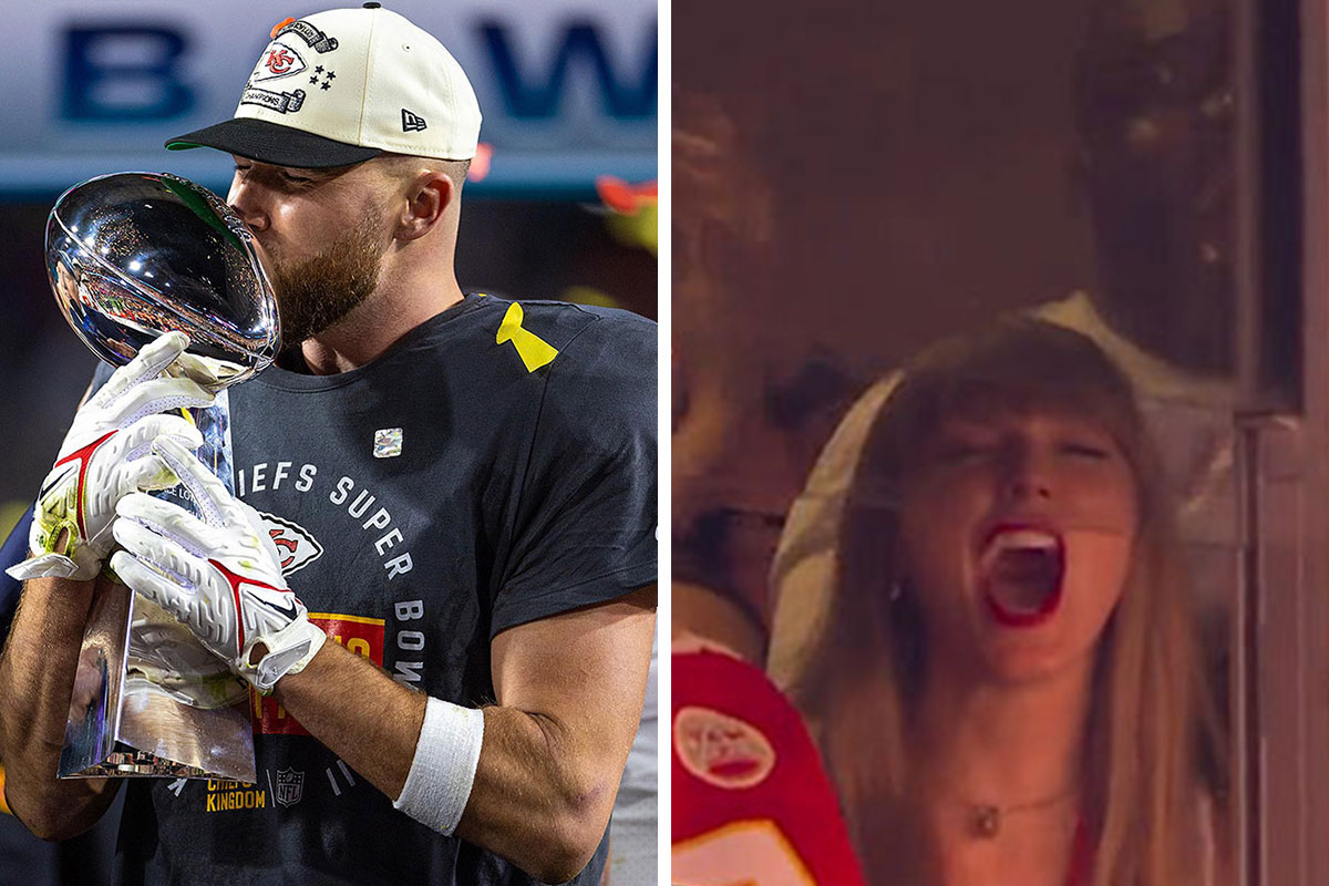 Taylor Swift at Chiefs Game Sitting With Travis Kelce's Mom Sent