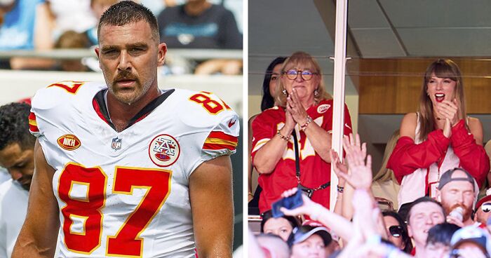 Taylor Swift Attends Chiefs Game With Travis Kelce's Mom Amid Dating Rumors