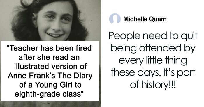 Texan Teacher Sacked For Reading Excerpt From Anne Frank's Diary To Eighth-Graders