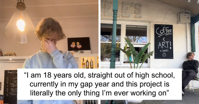 18 Y.O. Goes Viral Online After He Shared How Nobody Showed Up At His Newly Opened Café