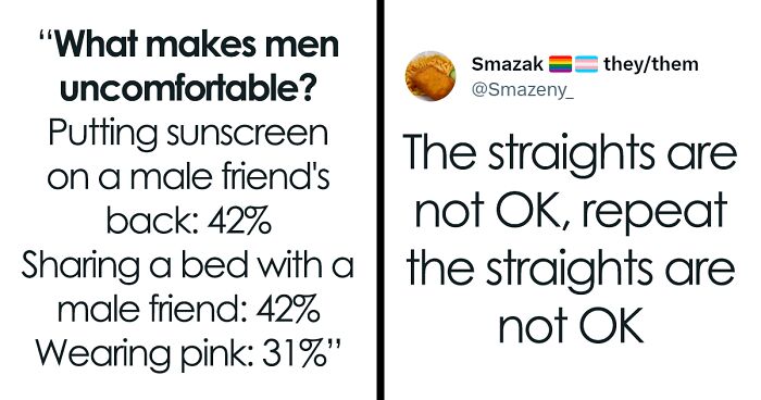 Results To A “What Makes Men Uncomfortable” Poll Has People Begging Them To See A Therapist