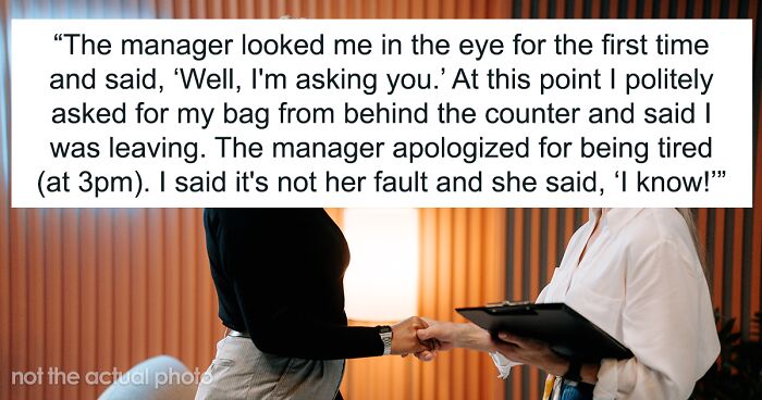 Manager Doesn’t Even Introduce Herself During Interview, Person Just Leaves