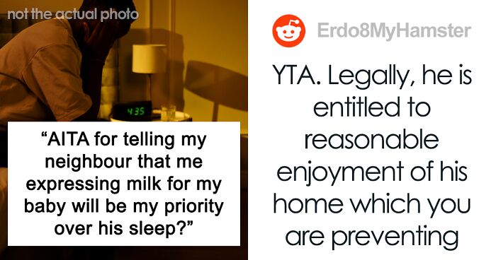 Mom Wonders If She's A Jerk For Waking Up Her Neighbor At Night