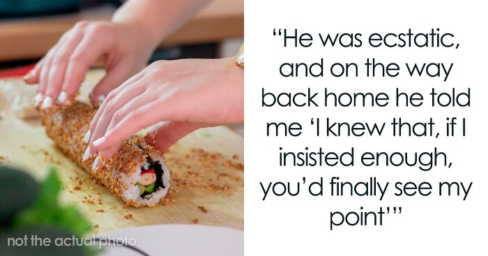 Woman Takes A Sushi Class Just To Annoy Her Entitled Husband After Filing For Divorce