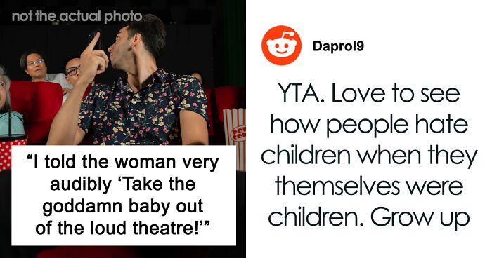 Guy At A Movie Theater Can't Stand Crying Baby Any Longer, Yells At The Mom