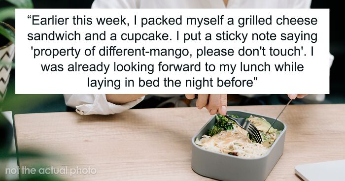 Person Breaks Down In Tears After Having Their Lunch Stolen, Toxic Colleagues Snicker And Laugh 