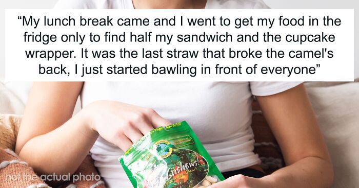 Person Starts Bawling After ‘Lunch Thief’ Ate Half Of Their Lunch At Work