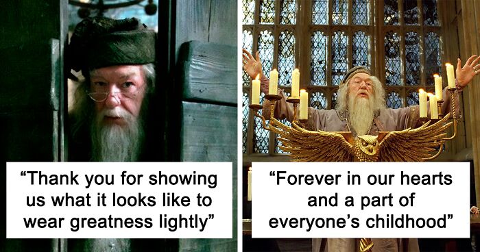 People Pay Heartfelt Tributes As The World Mourns The Loss Of Dumbledore Actor Michael Gambon