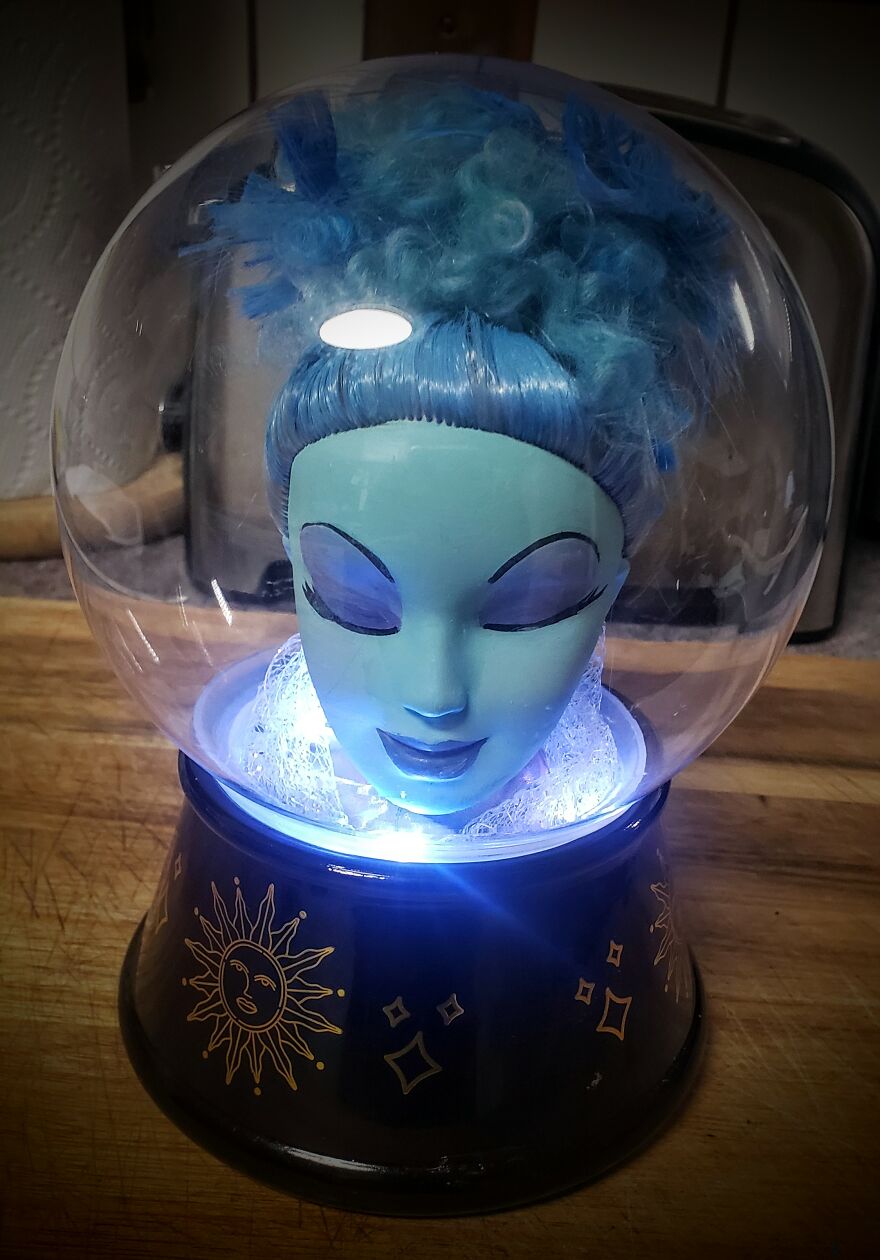 I Made Madam Leota Crystal Ball And Haunted Mansion Wreaths