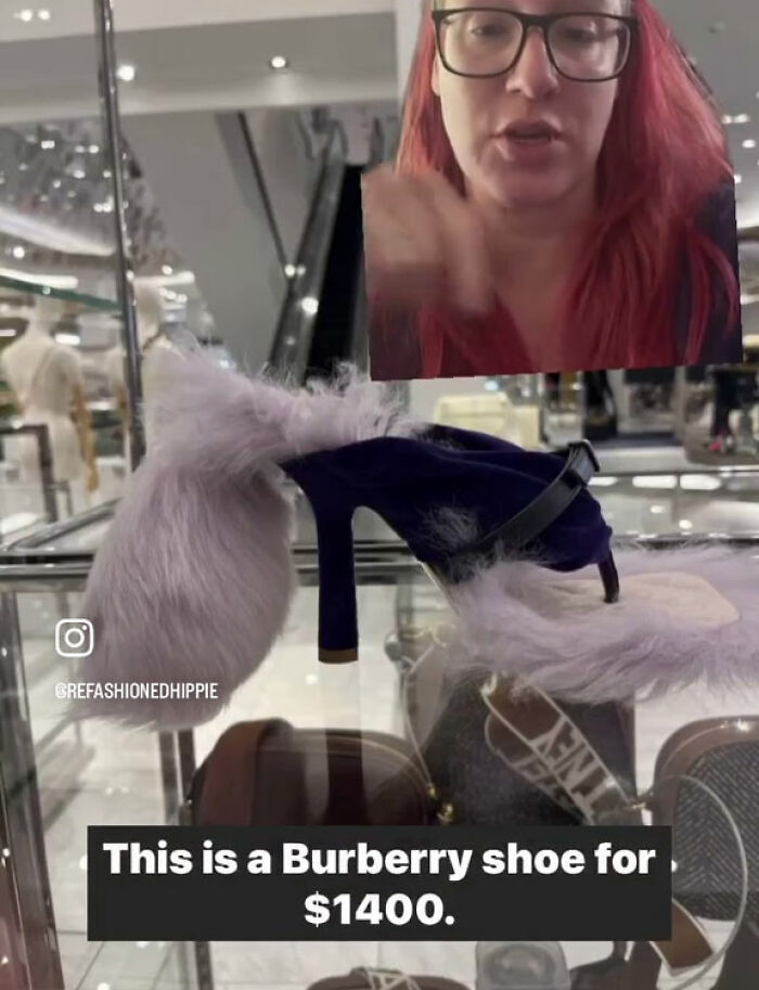 This Is A Burberry Shoe For $1400. Again, I Don't Get The Tail, But Okay